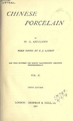 (picture of volume II 1918, source: openlibrary.org)
